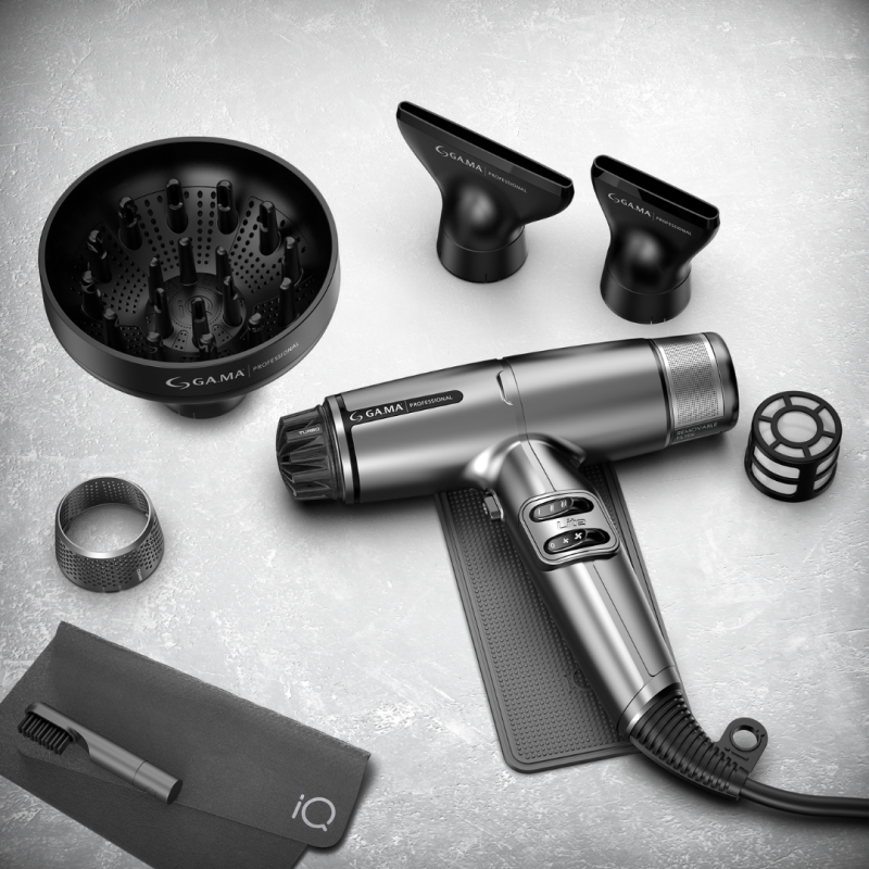 (Silver) iQ Lite Max Hairdryer